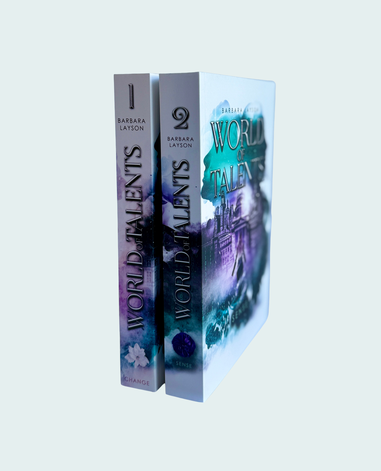 1. World of Talents: Bundle Change & Sense (Cover-Fehldruck-Edition) inklusive Charakterkarten, Lesezeichen & Page Overlay mit Farbschnitt