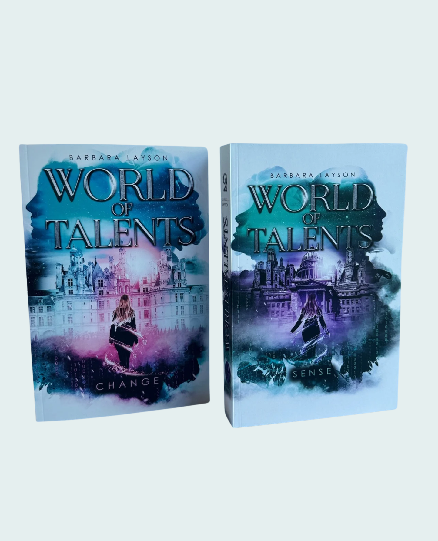 1. World of Talents: Bundle Change & Sense (Cover-Fehldruck-Edition) inklusive Charakterkarten, Lesezeichen & Page Overlay mit Farbschnitt