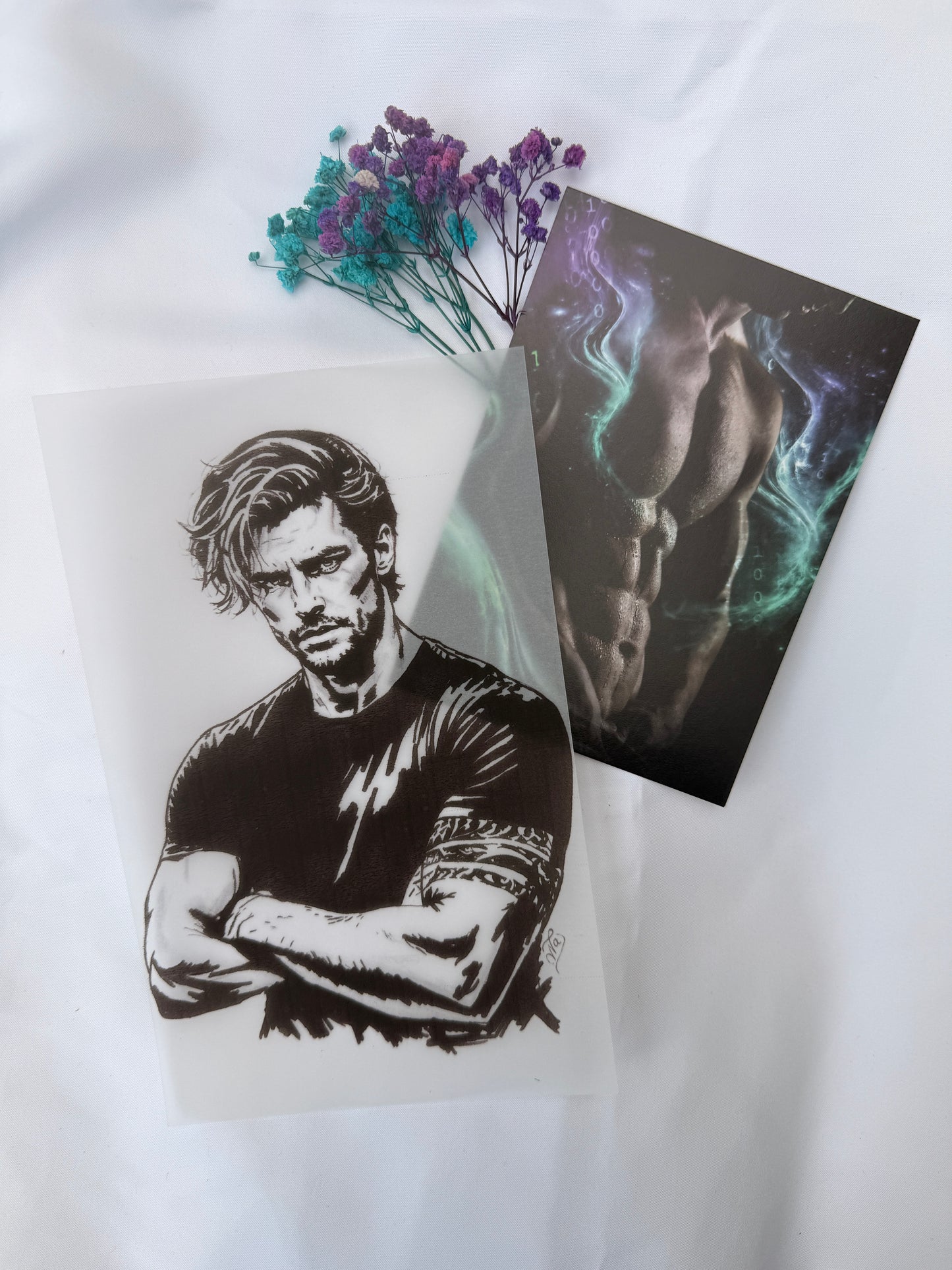 Page Overlay Bundle - handgezeichnete Charakter-Illustrationen: Enyeto, Cas & Jordan
