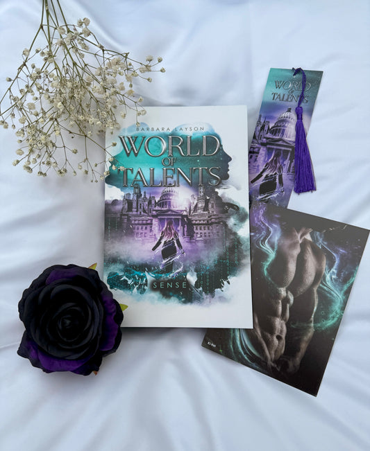 3. World of Talents: Band 2 Sense (Cover-Fehldruck-Edition) inklusive Charakterkarte, Lesezeichen & Page Overlay mit Farbschnitt