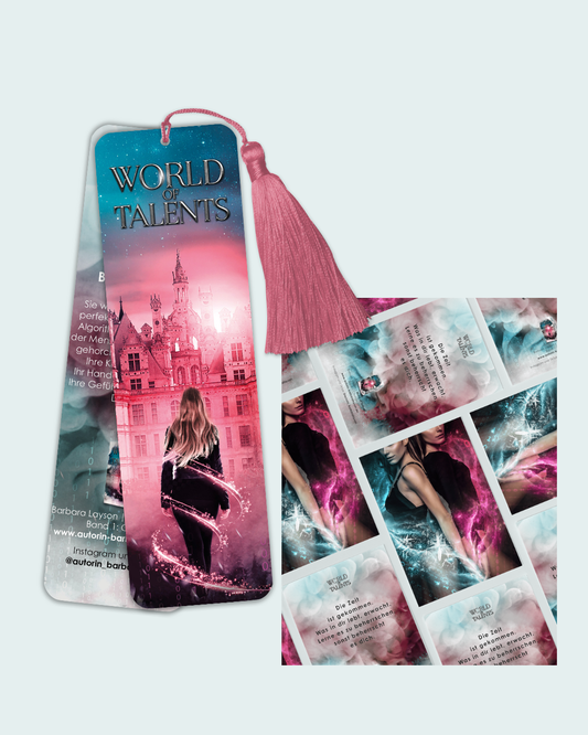 Lesezeichen und Charakterkarte VORBESTELLUNG