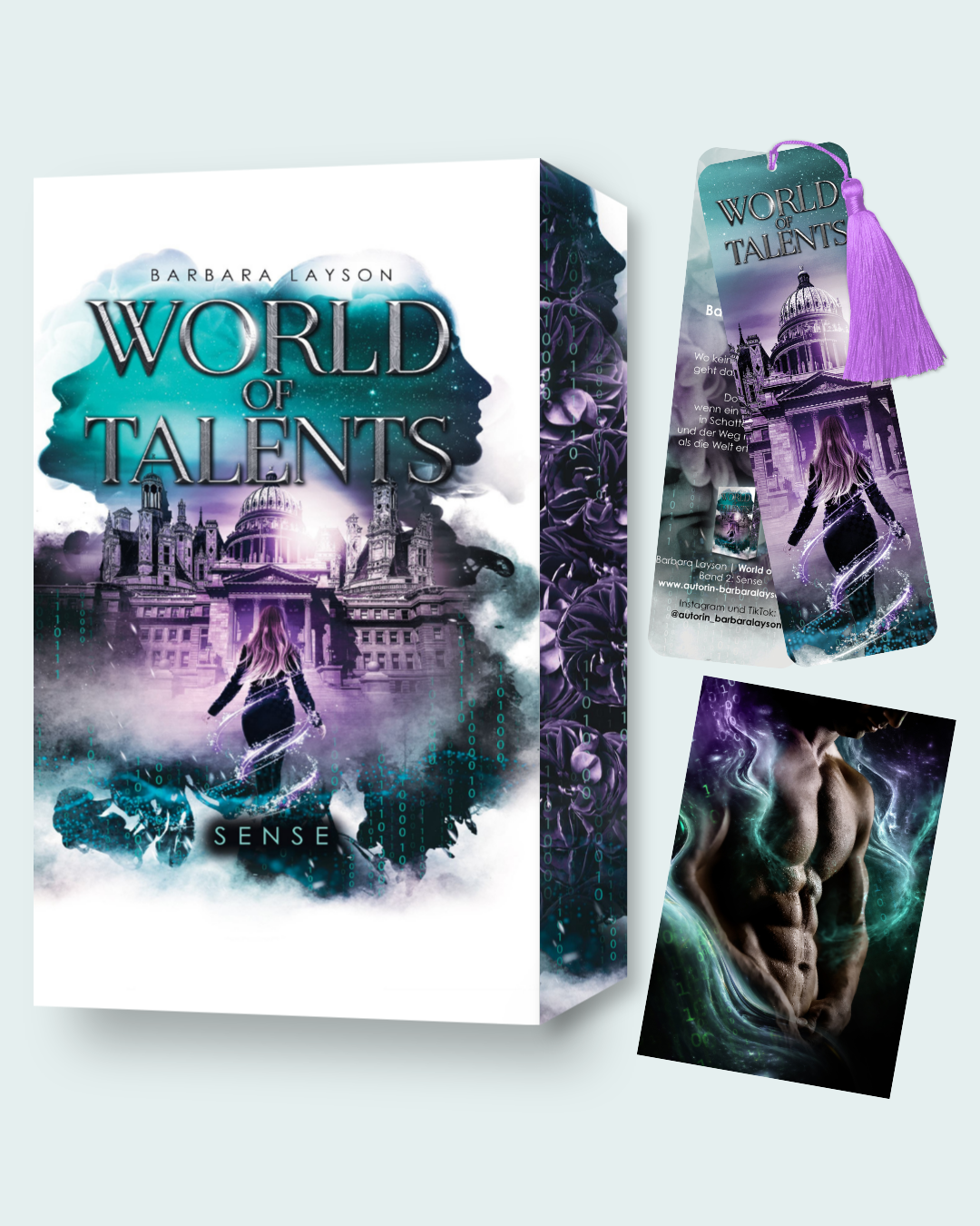 3. World of Talents: Band 2 Sense (Cover-Fehldruck-Edition) inklusive Charakterkarte, Lesezeichen & Page Overlay mit Farbschnitt