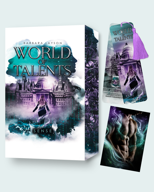 3. World of Talents: Band 2 Sense (Cover-Fehldruck-Edition) inklusive Charakterkarte, Lesezeichen & Page Overlay mit Farbschnitt